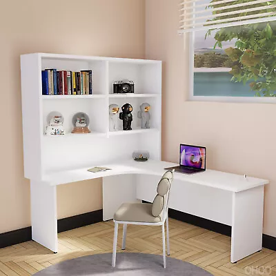 Office Computer Desks With Hutch Home Study Tables Gaming Desk Package L-Desks • $700.95