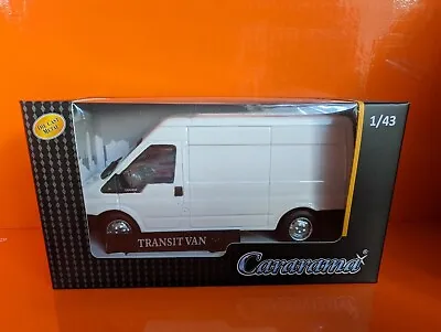 Cararama Oxford Diecast 1/43 Scale  CR015 - Ford Transit Van - White New Boxed • £9.99