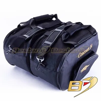 Kawasaki Concours 14 GTR1400 Saddlebag Side Case Liner Bags Liners Deluxe Black • $67.46
