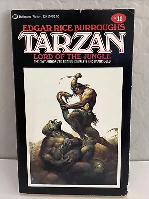 Tarzan Lord Of The Jungle #11 Edgar Rice Burroughs Ballantine 1978 VGC • $10.96