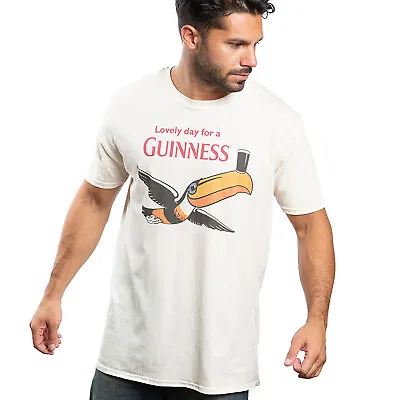 £12.99 • Buy Official Guinness Mens Lovely Day T-shirt Natural S - XXL