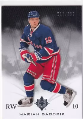 10/11 Ud Ultimate Collection Marian Gaborik Base Card Sp /399 #38 • $0.72