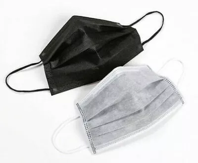4 LAYER BLACK WHITE GREY BLUE Disposable Medical Face Mask 4PLY  • $22.95
