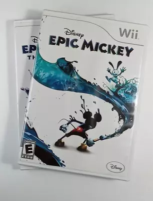 Epic Mickey 1 And 2 Nintendo Wii Video Game Complete With Manual Free Shipping • $19.97