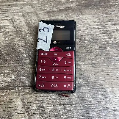 LG VX9100M Red 2.0 MP Bluetooth Verizon QWERTY Keyboard Cellular Flip Phone • $14.99
