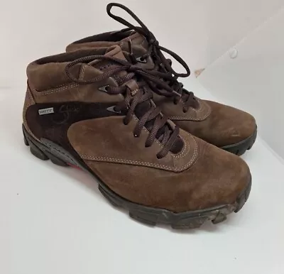 Clarks Gore-tex Boots Nubuk Leather Waterproof Active Air  Size UK 7 G.   /Z1/ • £49