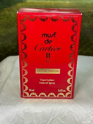 Must De Cartier Ii 50ml Edp Vintage Spray (new With Box) • $439.50