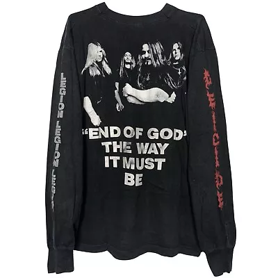 Vintage 1992 Deicide T-Shirt Size XL Cannibal Corpse Morbid Angel Obituary • $300