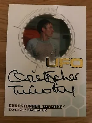 Ufo Series 3: Gold Foil Autograph Card: Christopher Timothy As Skydiver Ct1 • $24.87