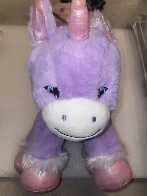 Build A Bear Purple Baby Unicorn Plush 12  BNWT 12” • £26
