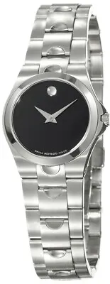  Movado 0605558 Luno Silver Tone Stainless Steel Women's Watch ~ GREAT GIFT  • $721.57