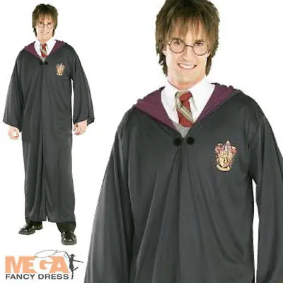 Harry Potter Gryffindor Robe Adults Fancy Dress Book Day Mens Ladies Costume  • £11.99