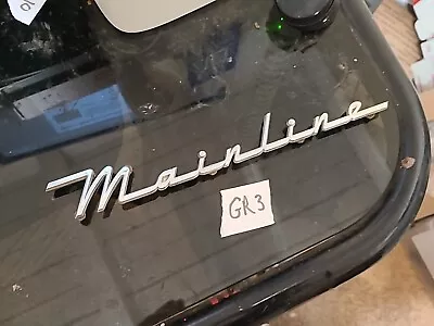 1952 53 Ford Mainline Fender Emblem Script Oem Bm-16098 Fomoco Bin Gr3 A++++ • $100