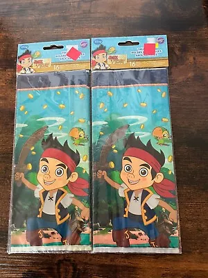 Disney Jake And The Never Land Pirates Party Favor Treat Bags 32 Ct NEW • £9.63