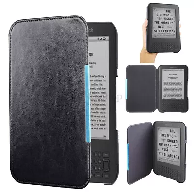 E-book Reader PU Leather Protective Holster Case Fit For Kindle 3 (D00901) • $26.69