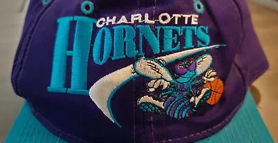 Young An Hats CHARLOTTE HORNETS NBA Embroidered Vintage Original Very Cool • $20.99