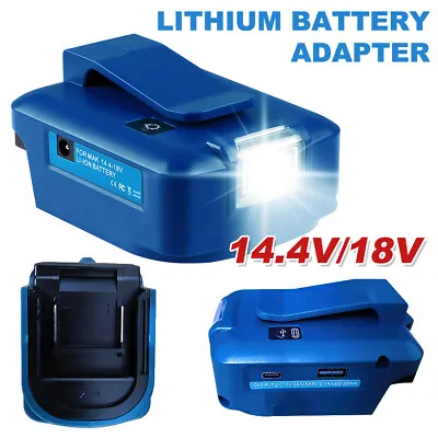 £15.99 • Buy For Makita 14.4V - 18V LXT Lithium Battery ADP05 USB Port Battery Charger UK