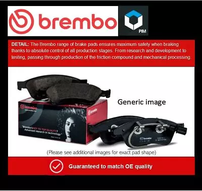 Brake Pads Set Fits LAND ROVER FREELANDER L359 2.2D Rear 06 To 14 Brembo Quality • £29.47