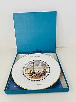 Coalport 1983 Christmas Plate In Box • £7.99