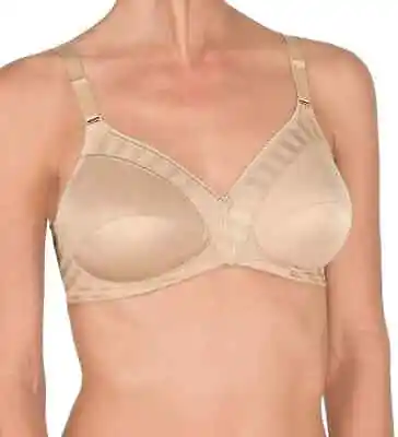 £29 • Buy Felina Weftloc Non-Padded Non-Wired Full Cup Bra Sand Beige 40B