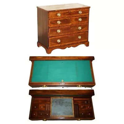 Antique George Iii Bachelors Chest Of Drawers Attributed To Gillows Of Lancaster • $6159.04