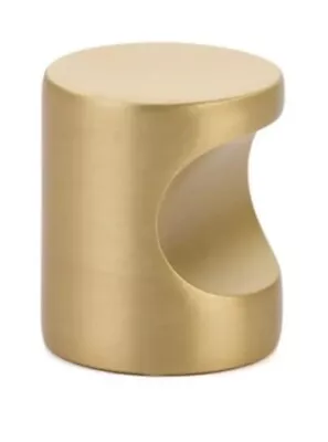 2- Pack 86151US4 Modern Finger Cabinet Pull Satin Brass - Large • $16