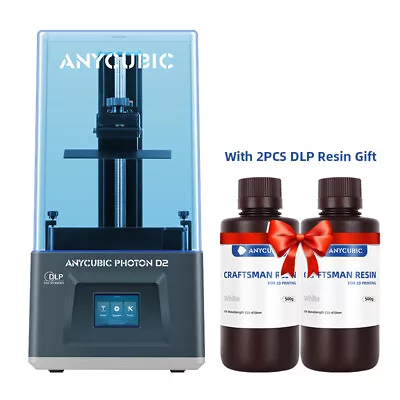 $599 • Buy ANYCUBIC DLP 3D Printer Photon Ultra/D2 Quiet Printing Wash And Cure DLP Resin 