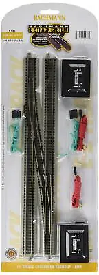 Bachmann Industries E-Z Track 6 Single Crossover Turnout - Left (1/card) N Scale • $97.30