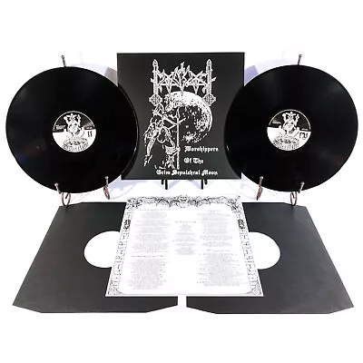 MOONBLOOD Worshippers Of The Grim Sepulchral Moon Gatefold Double LP Black Vinyl • $55
