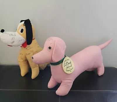 1958 Vintage Autograph Hound Dog Ross & Ross Dachshund Dog Stuffed Animal • $7.99