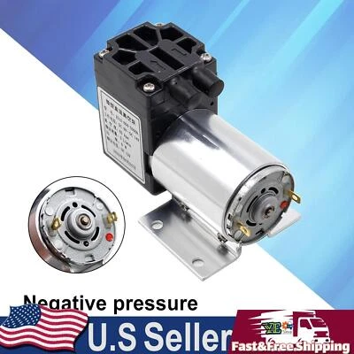 $25.99 • Buy DC12V Mini Vacuum Pump 5L/min 65kpa Negative Pressure Suction Pump With Holder