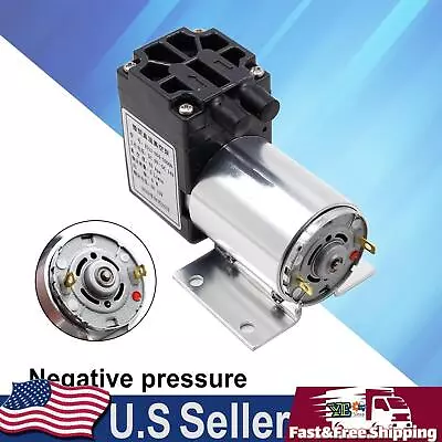 DC12V Mini Vacuum Pump 5L/min 65kpa Negative Pressure Suction Pump With Holder • $25.79