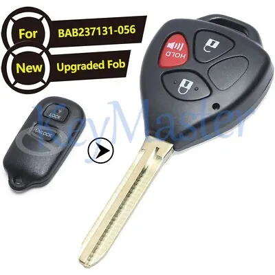 Upgraded Remote Key For Toyota 1995-2004 Tacoma 2003-06 Tundra Fob BAB237131-056 • $16.90