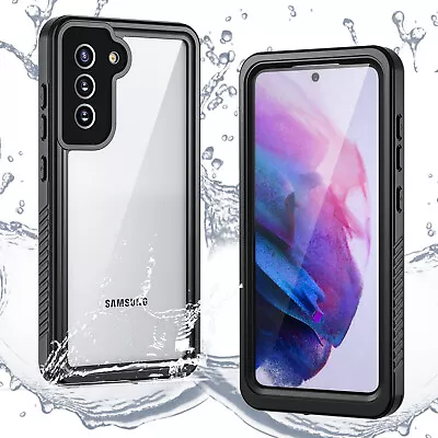 For Samsung Galaxy S21 FE 5G Waterproof Shockproof 360° Full Cover Clear Case UK • £14.59