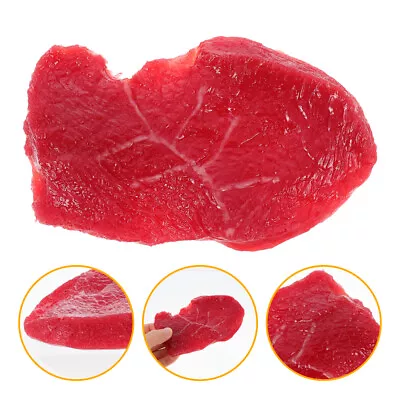  Fake Cooked Fresh Beef Simulation Pork Steak Photo Model Food • £9.99