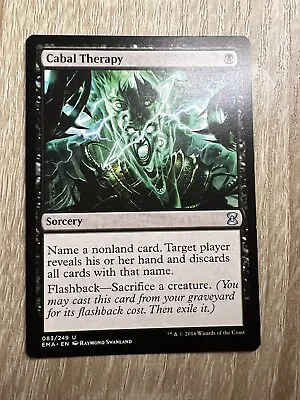 Cabal Therapy X1 Eternal Masters EMA Uncommon MAGIC NM/M MTG • $5