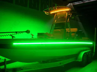 Wireless Green 16ft LED Strip Kit For Boat Marine Deck Interior Lighting US SHIP • $12.95