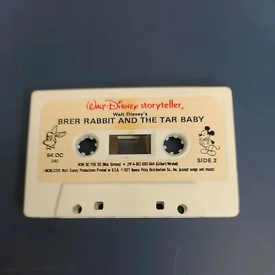 $32 • Buy RARE Vintage Walt Disney Brer Rabbit And The Tar Baby Cassette Petes Dragon 64DC