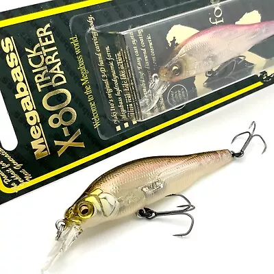 Megabass X-80 Trick Darter Jerkbait (Choose Colors) • $17.95