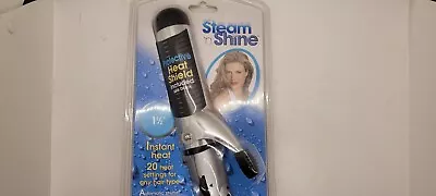 Y2K Conair Steam 'n Shine 1.5  Steam Mist Curling Iron-20 Settings New Old Stock • $54.99