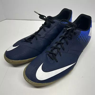 Nike Bombax IC Blue Indoor Soccer Shoes Men’s Size 13 - Fast Free Shipping • $33.95