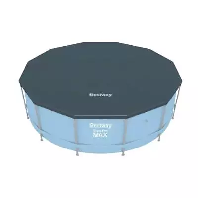 Round PVC 12 Foot Pool Cover For Above Ground Pro Frame Pools (Open Box) • $14.18