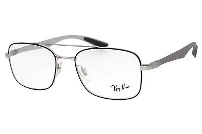 Ray-Ban RB 8417 2951 Black Gray Men's Bridge Eyeglasses 53-18-145 W/Case • $53.40