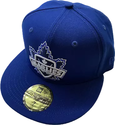 Men's Toronto Marlies Royal Hat Retro Logo Custom New Era 59fifty Fitted Hat Cap • $51.21