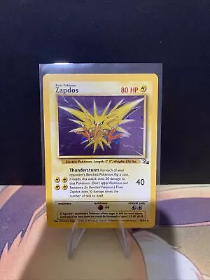 Pokémon TCG Zapdos Fossil 15/62 Holo Unlimited Holo Rare NM/M • $2.25