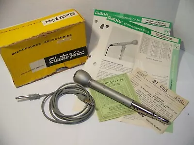 Vintage Electro-Voice 635A Omnidirectional Dynamic Microphone In Box + Papers • $140.99