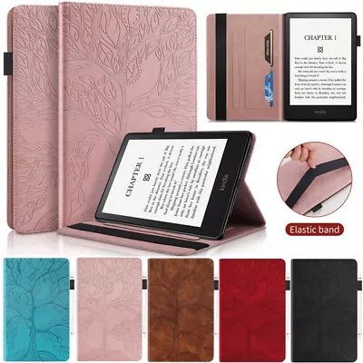 For Amazon Kindle Paperwhite 11th Gen 2021 Flip Leather Wallet Stand Case Cover • $11.10