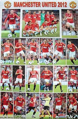 Manchester United  2012 Collage  Football Poster - Soccer • $19.13
