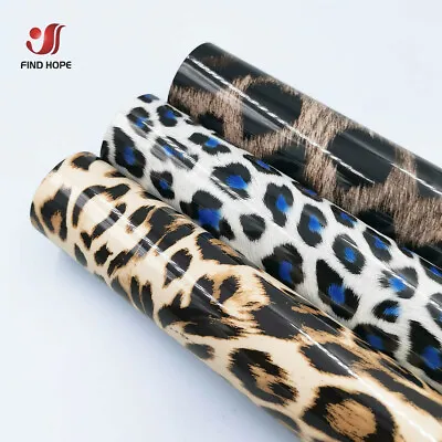 Leopard TPU Heat Transfer Vinyl Iron-on HTV Heat Press Film For T-Shirt Clothing • £3.59