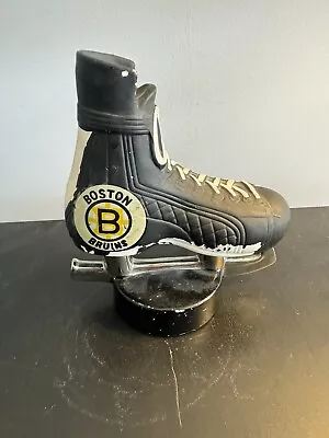 Vintage Boston Bruins Hockey Skate Coin Piggy Bank NHL • $39.99